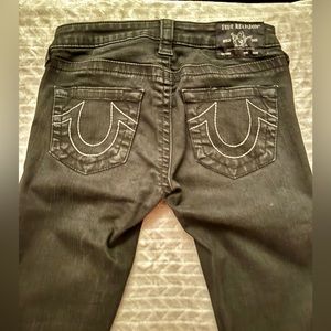 True Religion “Stella” low rise skinny jeans
